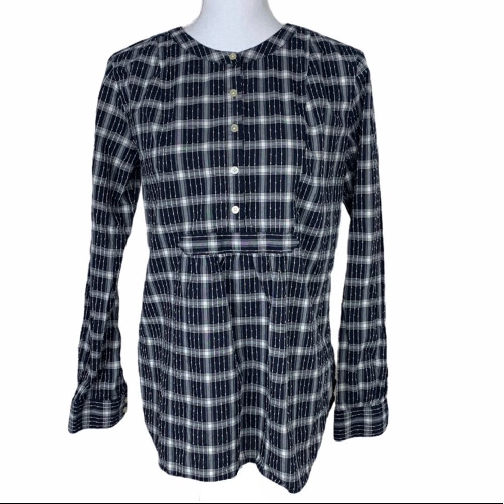 Loft, long sleeve button down shirt, size S